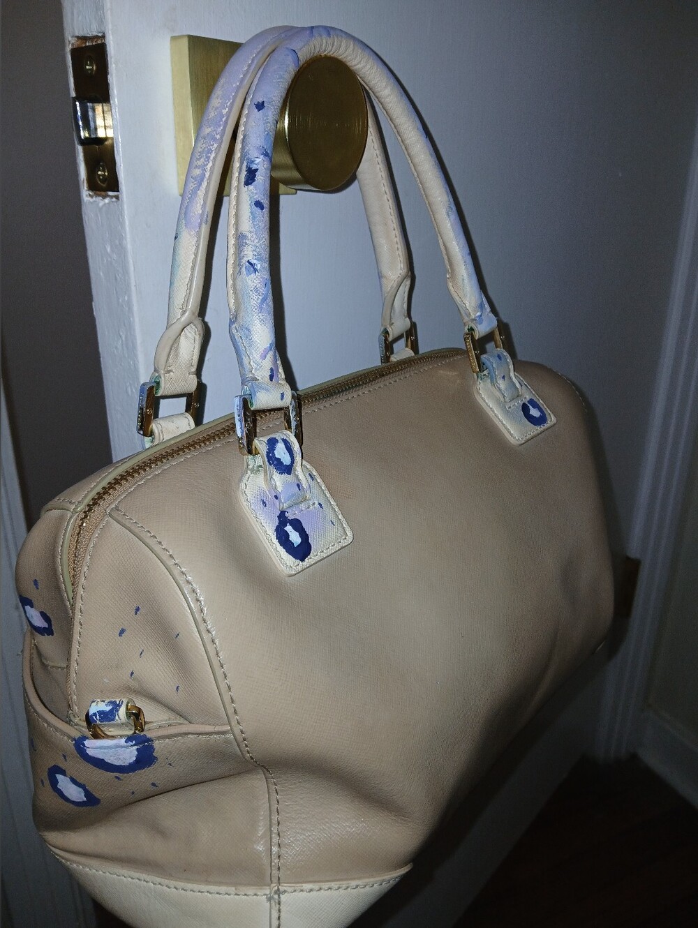 Tory Burch Artist Painted Leather Bag - Picture 8 of 12
